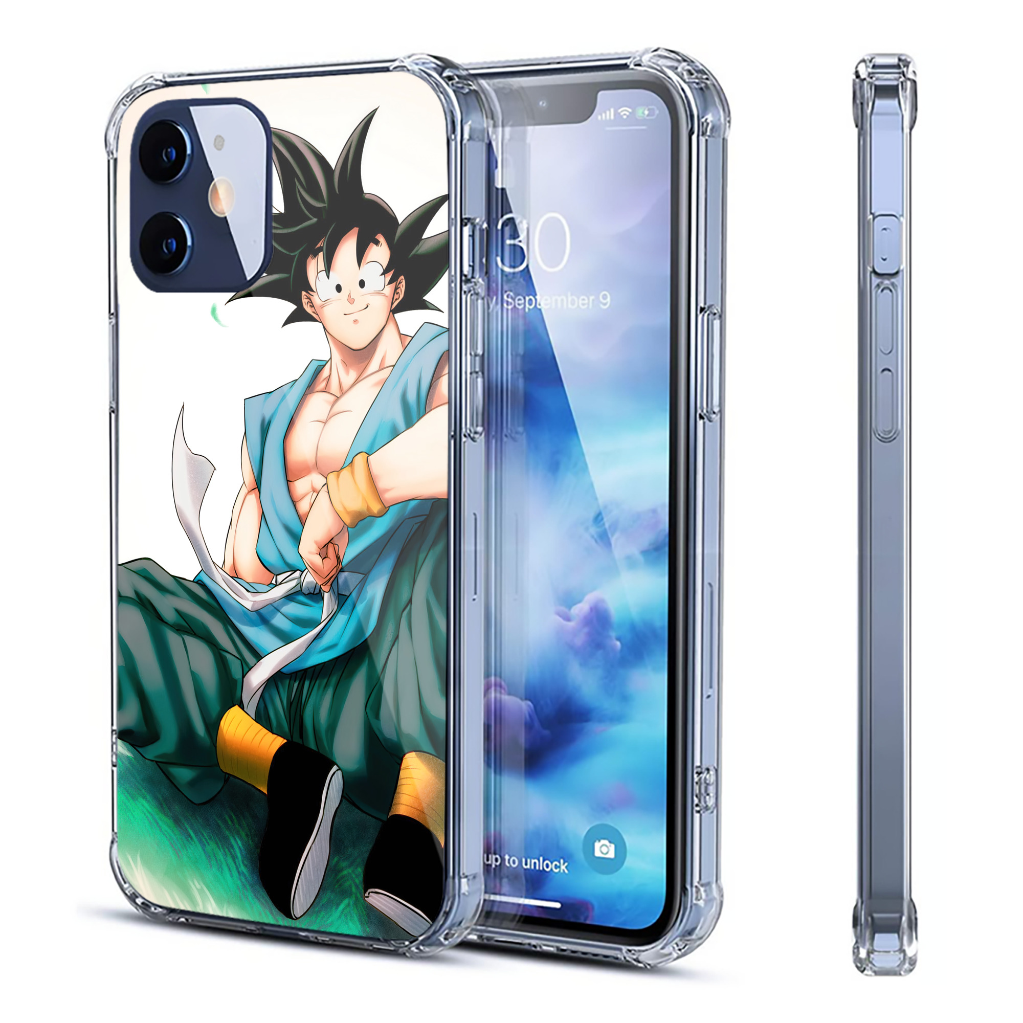 （画像用） ドラゴンボール DRAGON BALL 【iPhone 12シリーズ対応】透明スマホケース（クリアソフトケース）
